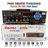 Power Amplifier Subwoofer Dorras DS-299 Amplifier Bluetooth Stereo Karaokeampli power bluetooth/ampli super bass/ampli power rakitan/ampli mini 12v/ampli bmb da 3000 pro ful ser/ampli 1000 watt/amplifier/amplifier bluetooth 