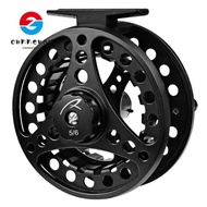 OWNNEPH Fly Fishing Reel, Aluminum Alloy 85mm Diameter Fly Reel, Durable 2+1BB Bearings 5/6 WT Fishi