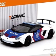 tarmac lamborghini aventador sv police polisi indonesia mini gt hot wheels