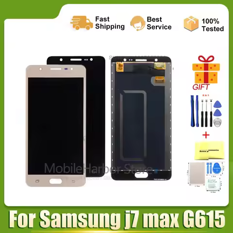 5.7" J7 Max LCD Display For Samsung j7 max G615 SM-G615F SM-G615FU Touch Screen Digitizer Assembly R