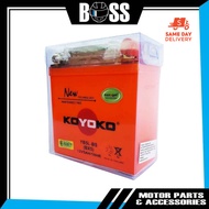 [KOYOKO] YB5L-BS NANOGEL Motorcycle Battery Bateri Motor YAMAHA LC135(V1)/EGO(V1)/EX5 STARTER/KRISS