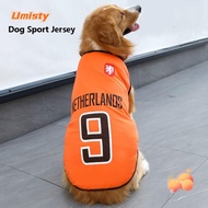UMISTY Dog Vest, Medium 4XL/5XL/6XL Dog Sport Jersey, Summer Large Breathable Basketball Clothing Apparel