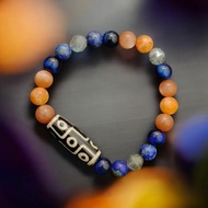 【OMAURA】THE AUREVON Modern 9-Eye Dzi Bracelet
