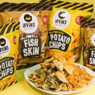 IRVINS Halal Salted Egg Potato Chips/Cassava Chips/Fish Skin
