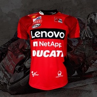 เสื้อยืดคอกลม T-shirt MotoGP Ducati Lenovo เสื้อยืดโมโตจีพี ทีม ดูคาติ เลโนโว่ #MG0016 รุ่น Francesco Bagnaia#63 ไซส์ S-5XL