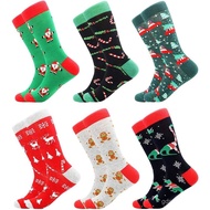 BISOUSOX Mens Dress Socks Funny Fun Colorful Crazy Funky Crew Socks for Men Novelty Happy Cotton Siz