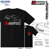 Moto Tees: Akrapovic Exhaust Design Tshirt. R15m R3 R1m Gsxr1000r Z900 Z1000 Ninja Zx10r S1000rr Rsv