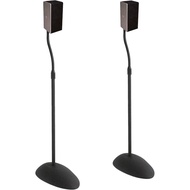 ECHOGEAR USA Speaker STEEL Stands Pair Height Adjust Universal Vizio, Klipsch, Bose, Sony Built-in C