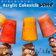 DAPHNE Popsicle Sticks, Acrylic Reusable Popsicle Mold, Accessories Transparent Cake Pop Sticks