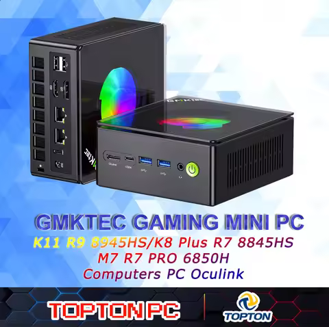 GMKtec Gaming Mini PC K11 K8 Plus M7 AMD Ryzen 9 8945HS 8845HS 6850H Computers PC Oculink WiFi 6 USB