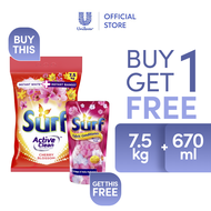 Buy Surf Powder Detergent Cherry Blossom 7.5kg Get Free Surf Fabcon Blossom Fresh 670ml