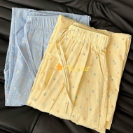 to ship Dopamine Grain Pleated Muscle Small Waves Wide Dots Pants Legs Summer Loose Feeling Reduced 