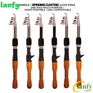 LANFY Fishing Rod Children Gift Travel Spinning Rod Ultralight Rod Mini Rod 1.3m 1.6m 1.8m Carbon Material