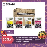 HUTAN RATION Powerfood Energy Bar for Hiking / Cycling / Gym / Trekking (35g x 1 pack)