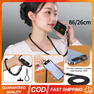 2PCS Universal Phone Lanyard with Clip Upgraded Anti-Drop 360° Rotation Adjustable Neck 86cm/Short 2