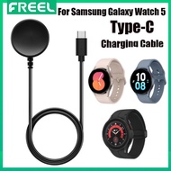 FREEL 1M USB Type C Fast Charging Cable For Samsung Galaxy Watch 5 40mm 44mm /5 Pro 45mm Charger Galaxy Watch 4 Classic 42mm 46mm Active 1 2 Magnetic Charging Dock Adater