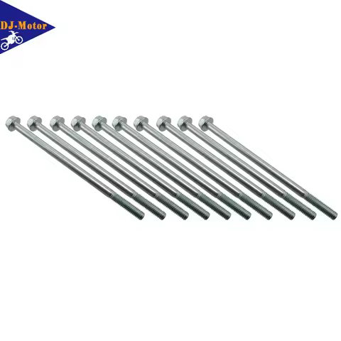 DJ-Motor Flanged Hex Bolt Cam Cover Bolt M6x110mm For 50cc 70cc 90cc 110cc 125cc 140cc 150cc 160cc 1