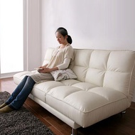 找得 - 日式簡約SOFA BED 現代小戶型梳化床可加乳膠 多角度折疊多功能雙人梳化單人床 3020 (米白色)