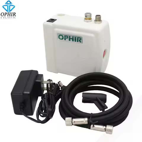 OPHIR 12V DC Battery Mini Air Compressor for Airbrush Kit Airbrushing Hobby Cosmetics Temporary Tatt