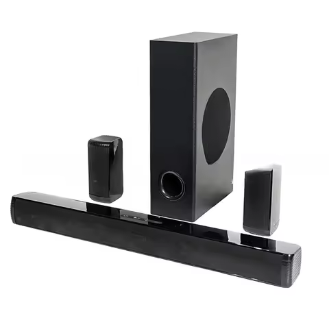 240W 5.1CH Soundbar with Subwoofer,2-in-1 Detachable Bluetooth 5.0 Soundbar for Smart TV,Home Theate