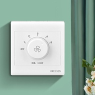 Type 86 surface-mounted ceiling fan switch 5-speed speed86 surface mounted ceiling fan switch 5-spee