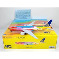 NG Models 72005 1: 400 Mainland Airlines B777-200ER N77014 Alloy
