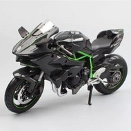 Diecast Miniature Kawasaki Ninja H2R Motorcycle 1:12 Scale Original Maisto