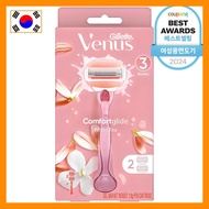 Women's Razor Venus Comfort Glide White Tea + 2 Refill Blades