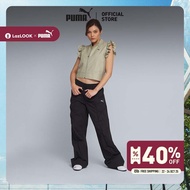 PUMA Prime/Select กางเกงพาราชูทแต่งจีบ DARE TO สำหรับผู้หญิง สีดำ - 63381201