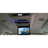 Leon Toyota Vellfire Alphard anh20 home theater system 11.6" full hd hdmi usb mp4 roof led monitor