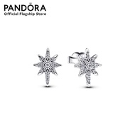 Pandora Silver North star sterling silver stud earrings