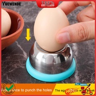 [YW]☃Stainless Steel Egg Piercer with Plastic Base Heavy Duty Egg Hole Puncher Hard Boiled Eggs Poke