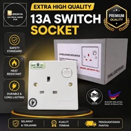 (READY STOCK) [ SIRIM] 13A  SWITCH SOCKET OUTLET / 13AMP 3 PIN SINGLE SWITCH SOCKET / WALL SOCKET SW
