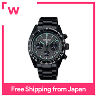 นาฬิกาข้อมือ Seiko SEIKO พลังงานแสงอาทิตย์ Prospex เครื่องวัดความเร็วโครโนกราฟ SSC917P1สีดำของผู้ชาย