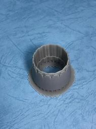 1/48~3D-chute expert-3D列印套件~美國F-16戰鬥機的F100-PW發動機的尾管(國軍型式)