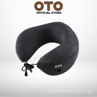 OTO Official Store OTO Neck Hug NS-320 Portable Travel Neck Pillow with vibration massage Soft and C