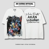 High-quality loose-form unisex men's t-shirt with round neck, loose sleeves, made of thick, airy cot