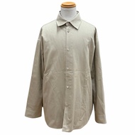 全新 ▼ LOEWE H526Y05X79 100% 純棉七分袖襯衫 米色 39 碼 義大利製 正品男士襯衫，附衣架