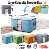 65L Large Storage Bag Foldable Storage Bag Clothes Blanket Organizers Container Box Non Woven Wardro