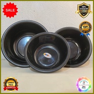 ➷ ✢ ❍ 3 Sizes High Quality Plastic 3 in 1 Laundry Utility Black Basin/Planggana/Batcha/Tubs - House
