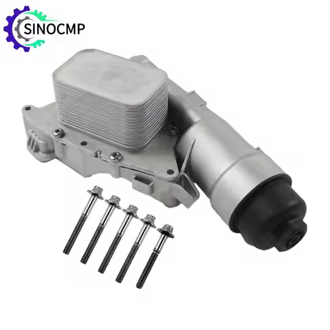 Aluminum Engine Oil Cooler Filter Housing Assy 11428585235 11428511391 For 14-19 Mini Cooper BMW i8 