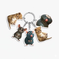 Funny cat keychain