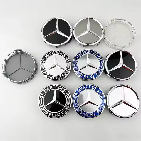 20PCS 75mm Car Wheel Center Cap Hub Covers Badge Accessories for Mercedes benz AMG C E S GLE CLC Cla