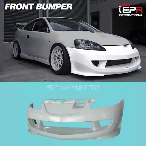 For Acura RSX (Honda Integra DC5) Facelifted Model MU Style Front Bumper, Sporty Racing-Inspired Loo