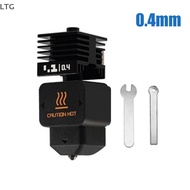 LTG For Bambu Lab H2D Hotend Kit High Flow Hardened Steel 0.2 0.4 0.6 0.8mm Hotend Nozzle Replaceabl