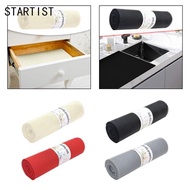 [STARTIST] Shelf Liner Roll Non Slip Easy to Install Tableware Roll Drawer Liner Drawer Shelf Liner 