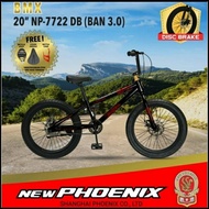 Termurah Sepeda Anak Bmx 20 Inch Phoenix 7722 Db Rem Cakram Ban Jumbo
