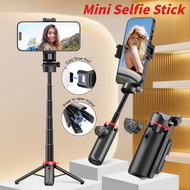 Tripod Tongkat Selfie Mini 410mm Tripod Tongkat Selfie Pegangan Genggam Lipat Aluminium Mini untuk S