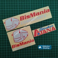 Stiker BisMania Community Cutting Sticker Bis Mania Komunitas Bus