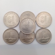 S1 1Ringgit Coin 1981 GoodConditions Malaysia Duit Syiling Lama Old Coins CollectiblesOnly